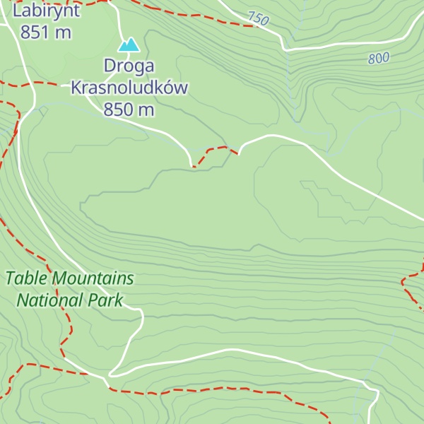 Map of Ptasia Góra
