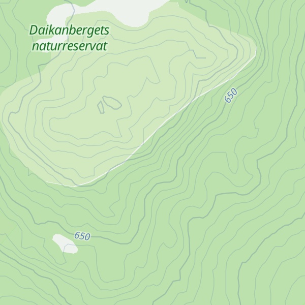 Map of Daikanberget