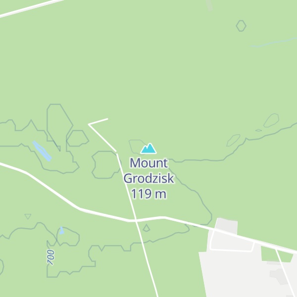 Map of Mount Grodzisk