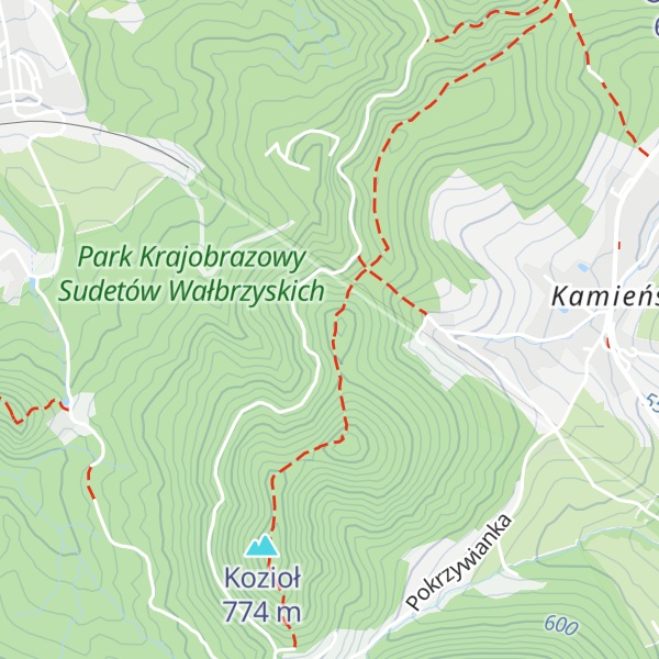 Map of Mały Wołowiec