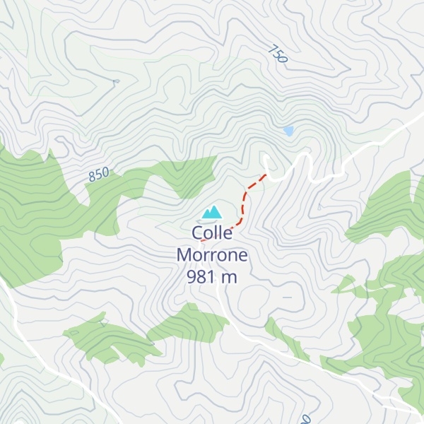 Map of Colle Morrone