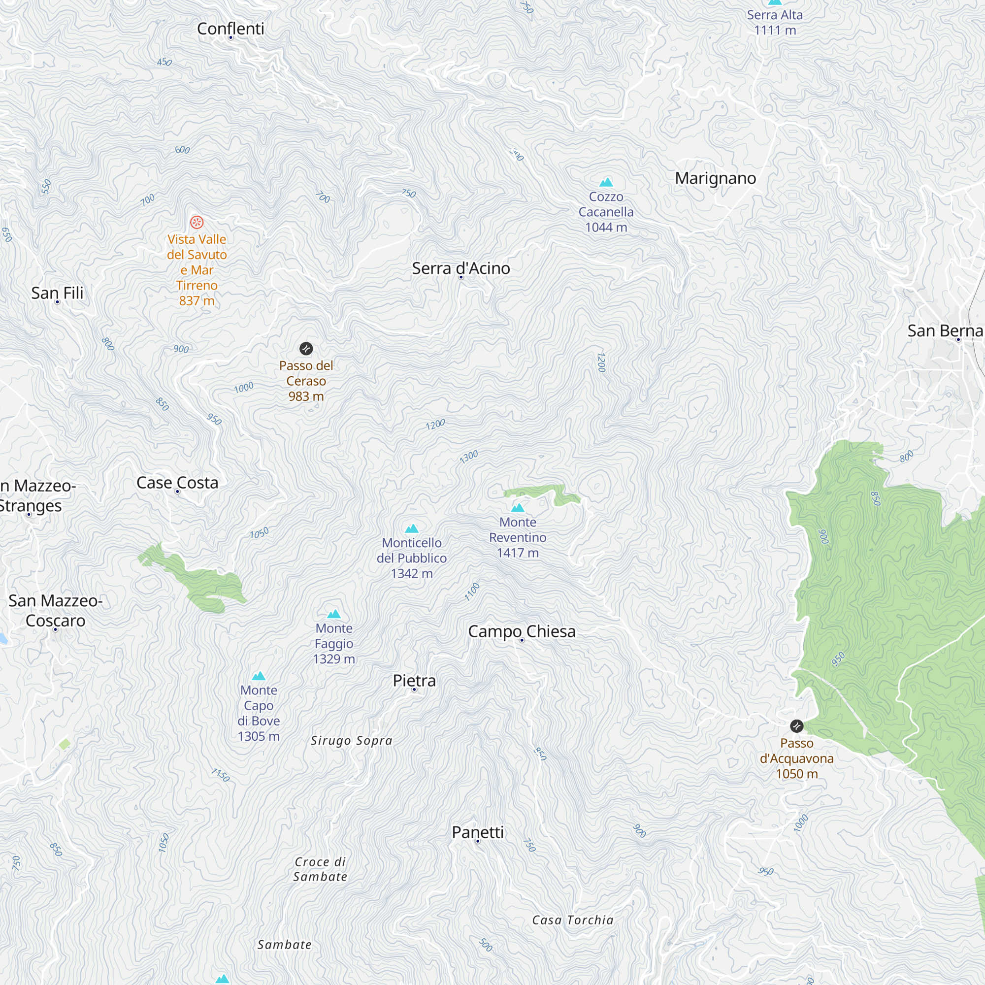 Rifugio map