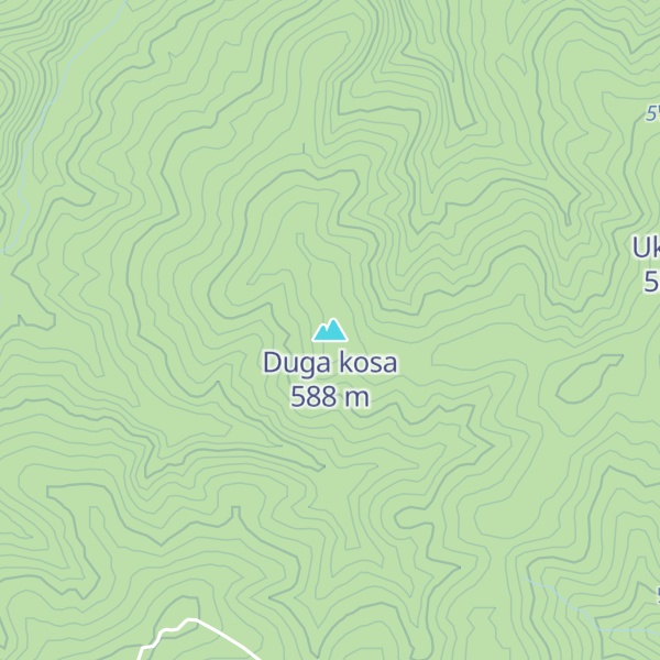 Map of Duga kosa