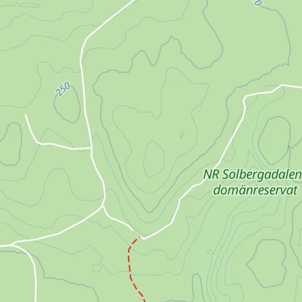 Map of Kaptensberget