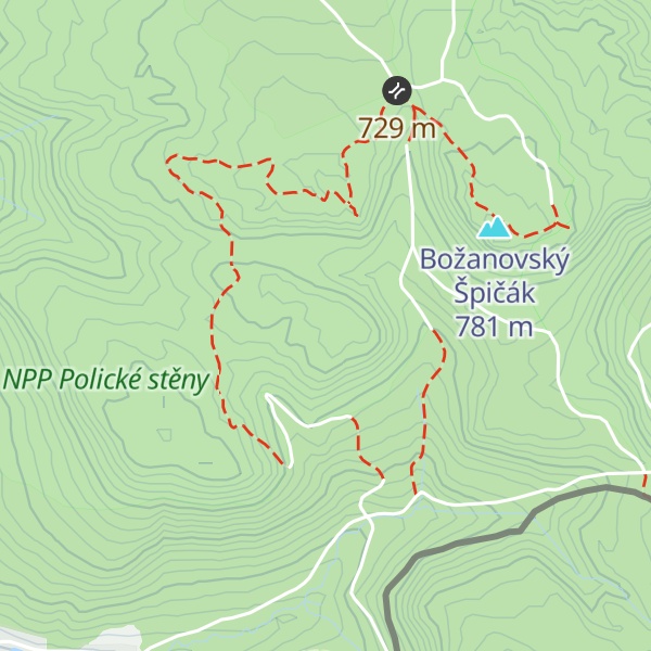 Map of Bahýnka