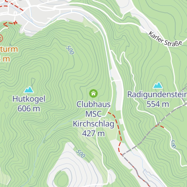 Map of Clubhaus MSC Kirchschlag