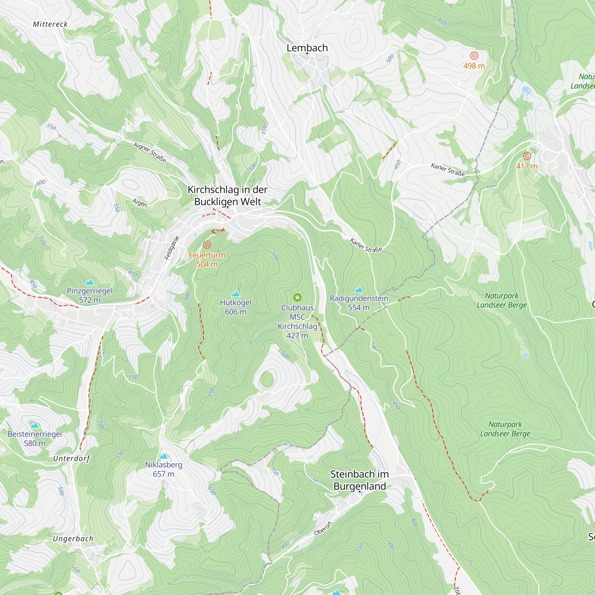 Clubhaus MSC Kirchschlag map
