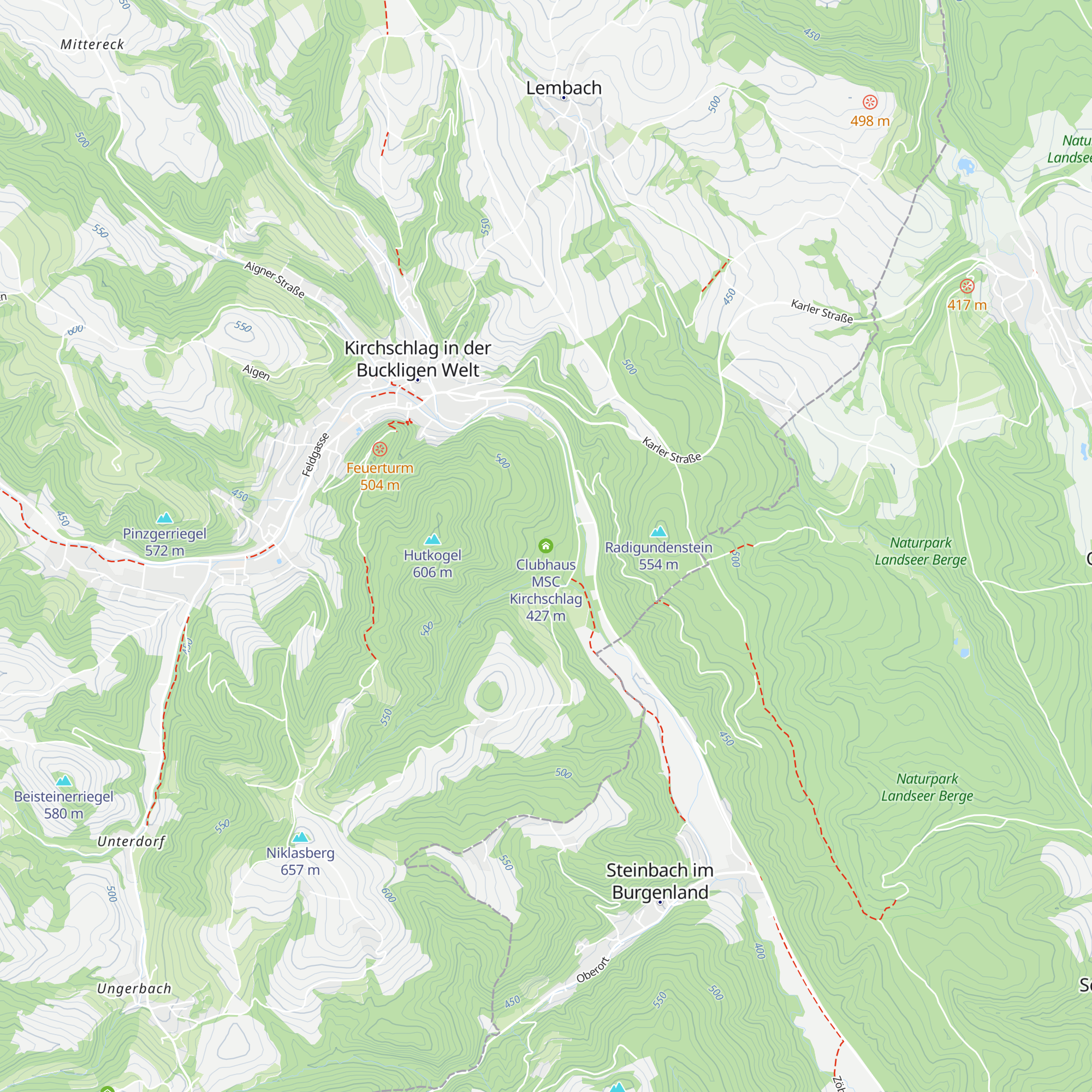 Clubhaus MSC Kirchschlag map