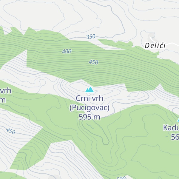 Map of Crni vrh (Pucigovac)