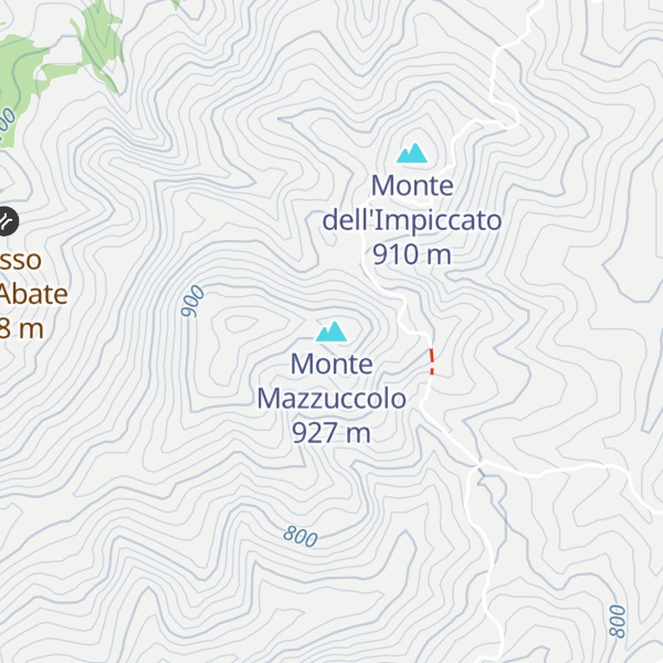 Map of Monte Mazzuccolo