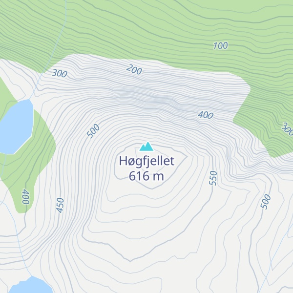 Map of Høgfjellet