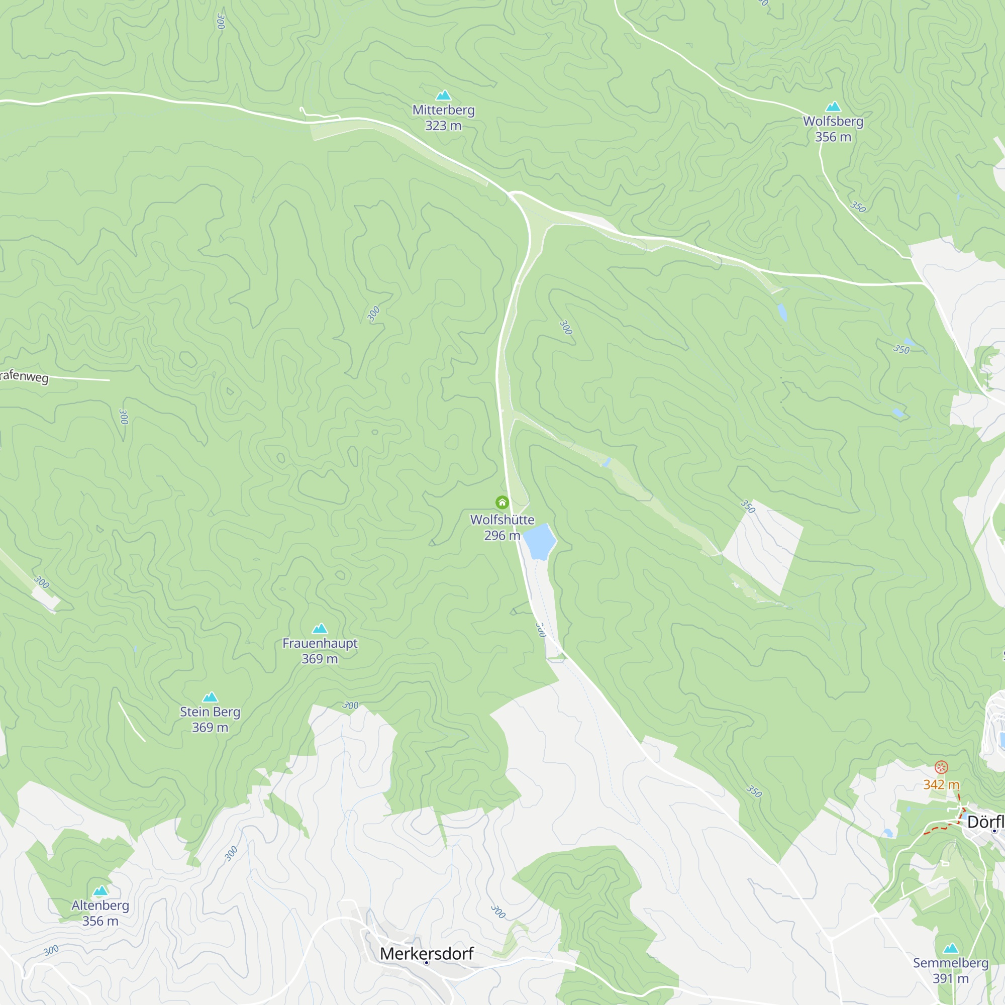 Wolfshütte map
