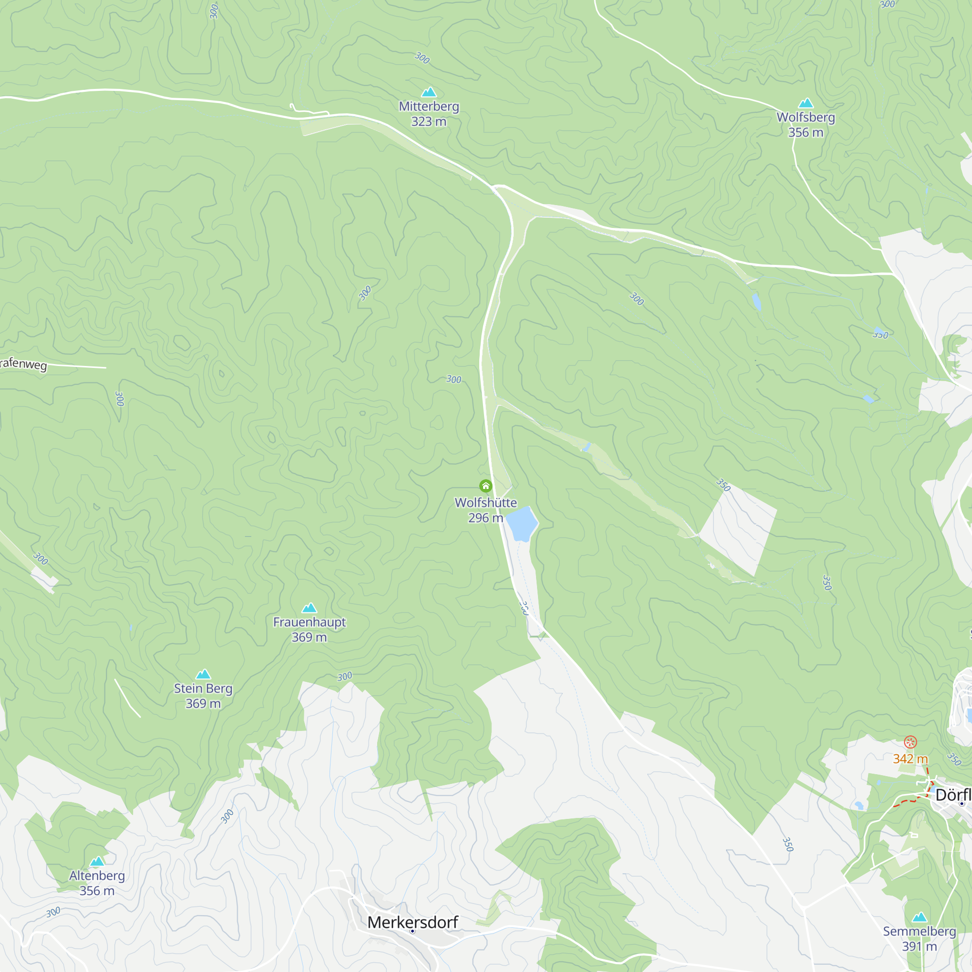 Wolfshütte map