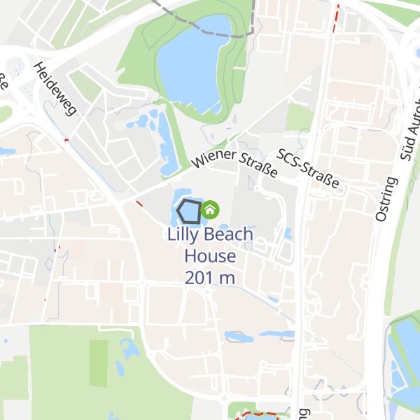 Map of Lilly Beach House