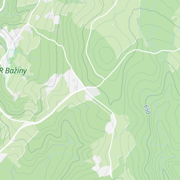 Map of Prázova bouda