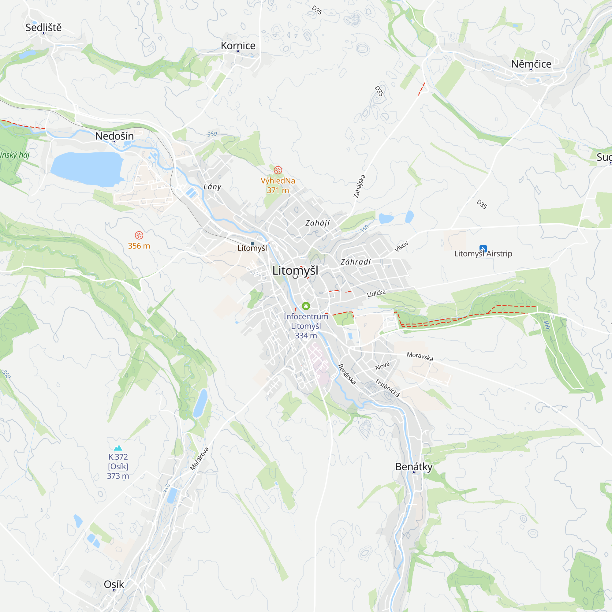 Infocentrum Litomyšl map