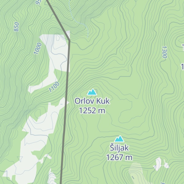 Map of Orlov Kuk