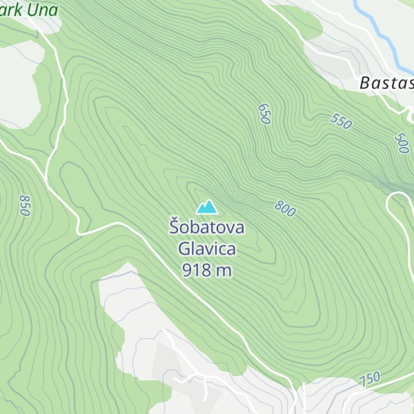 Map of Šobatova Glavica