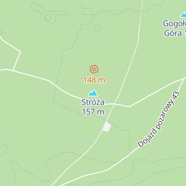 Map of Stróża