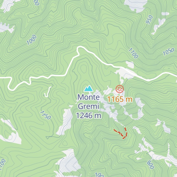 Map of Monte Gremi