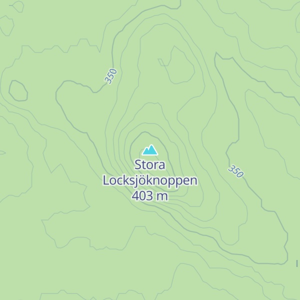 Map of Stora Locksjöknoppen