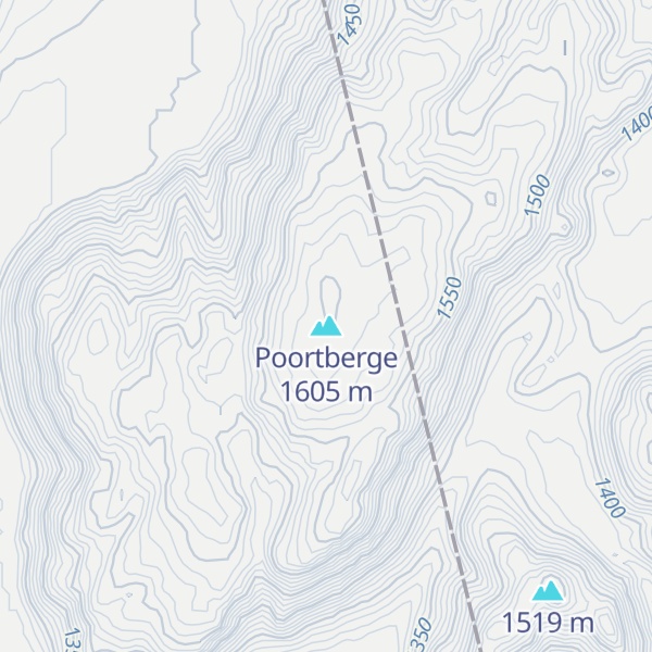 Map of Poortberge