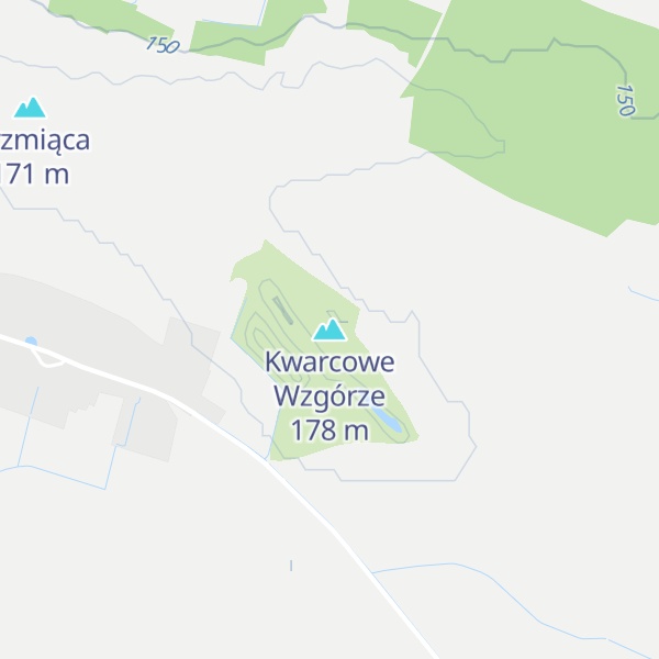 Map of Kwarcowe Wzgórze