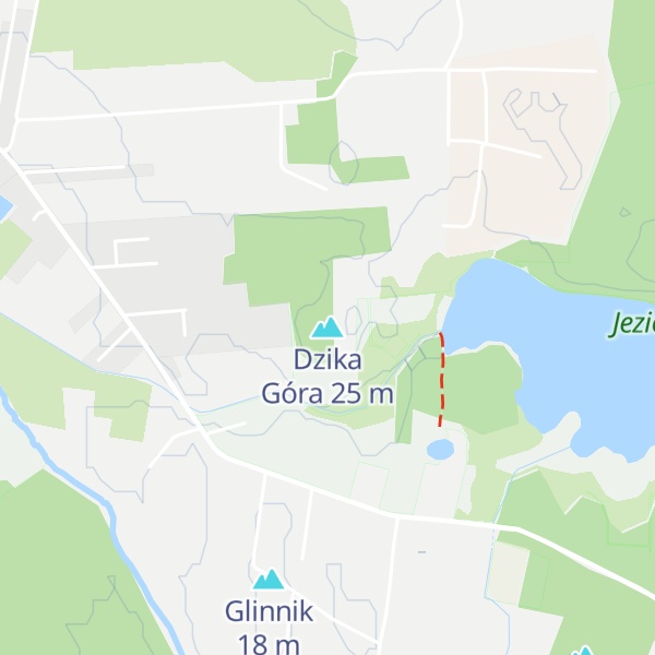 Map of Dzika Góra