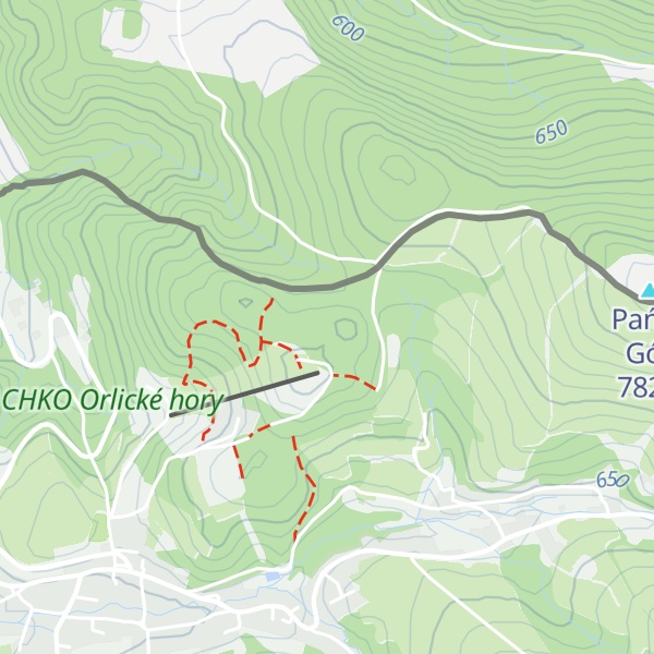 Map of Feistův kopec