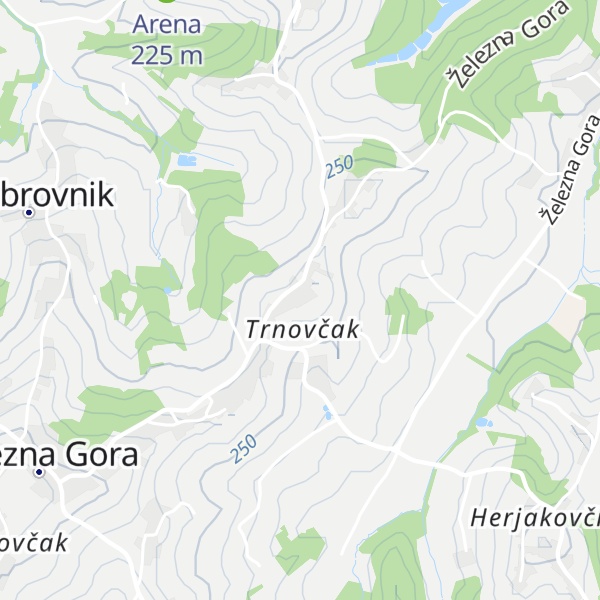 Map of Trnovčak