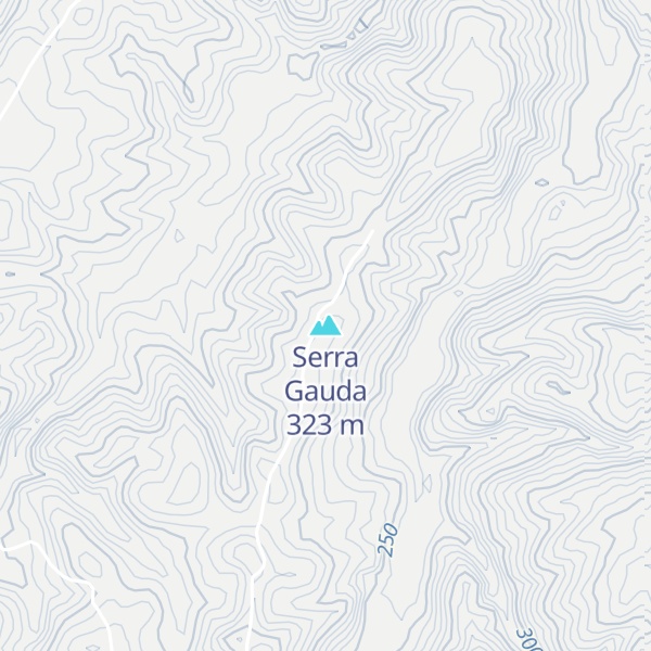 Map of Serra Gauda