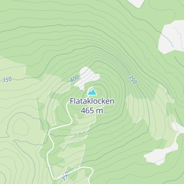 Map of Flataklocken