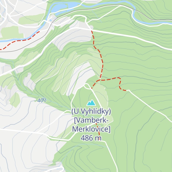 Map of Chata na Vyhlídce