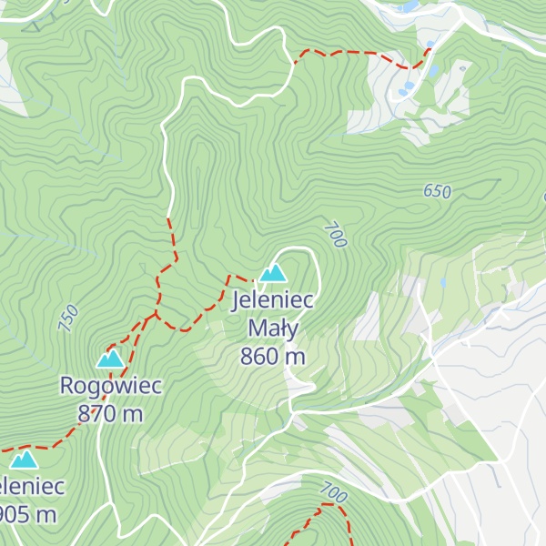 Map of Jeleniec Mały