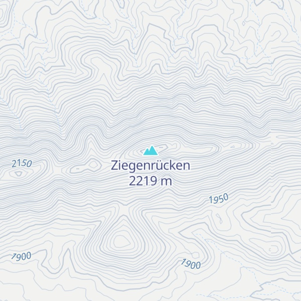 Map of Ziegenrücken