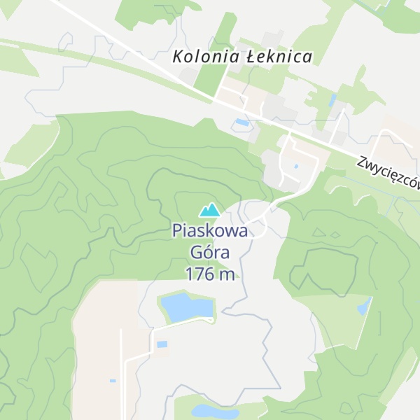 Map of Piaskowa Góra