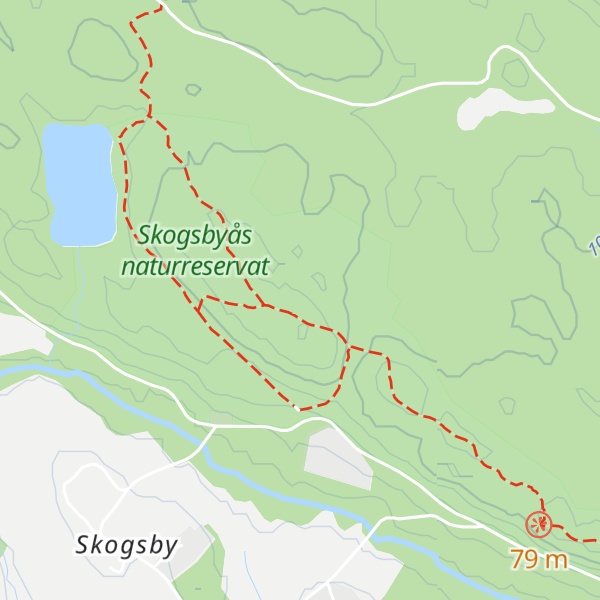 Map of Vensbrinksberget