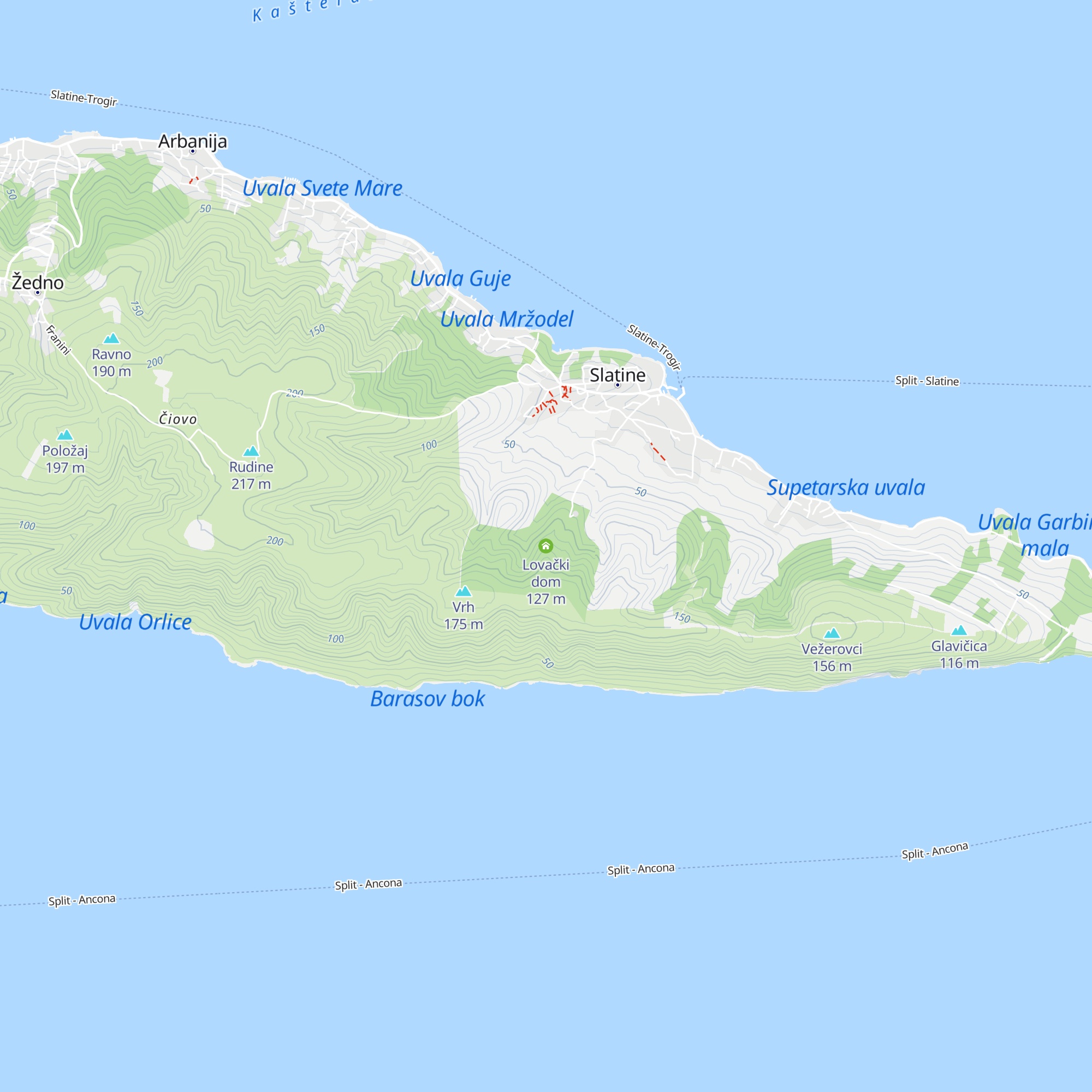 Lovački dom map