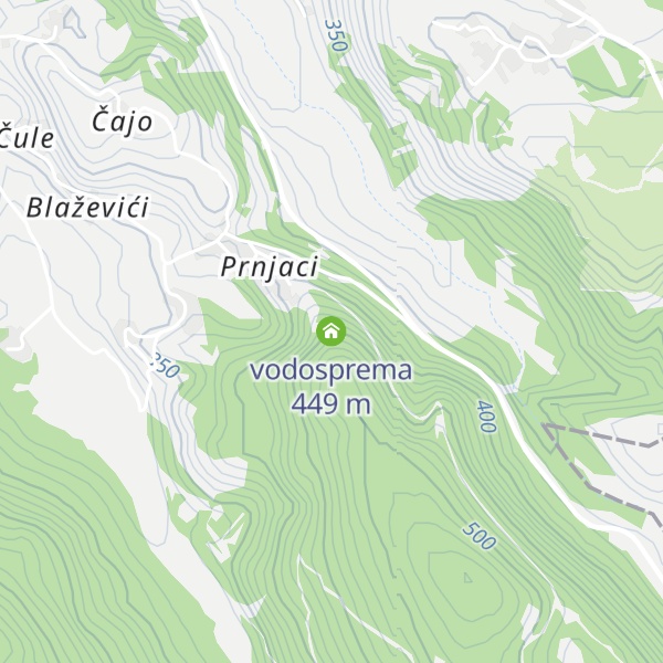 Map of vodosprema