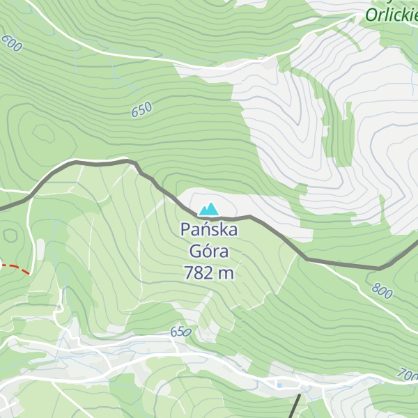 Map of Pańska Góra