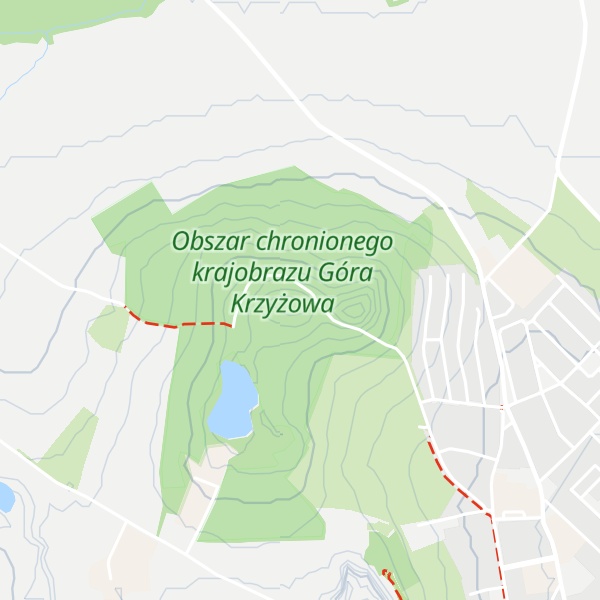 Map of Góra Świętego Jerzego