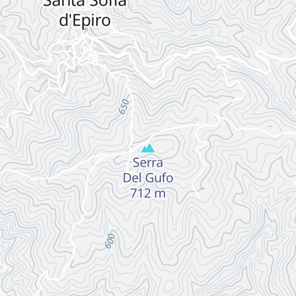 Map of Serra Del Gufo