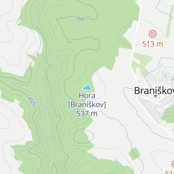 Map of Hora [Braníškov]