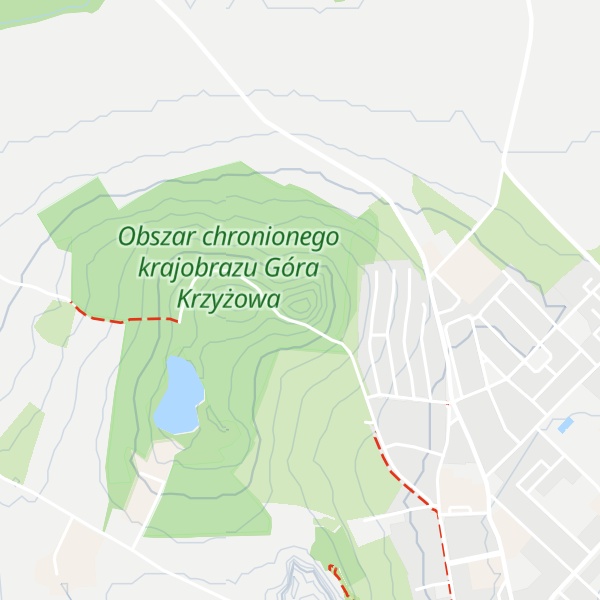 Map of Góra Krzyżowa