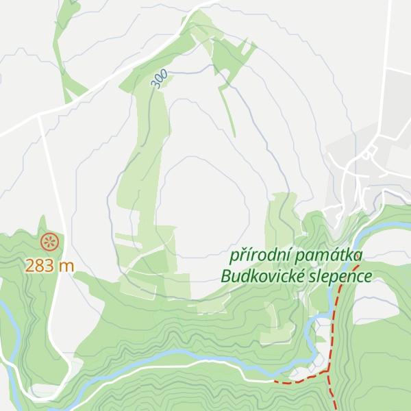 Map of Na Babě [Budkovice]