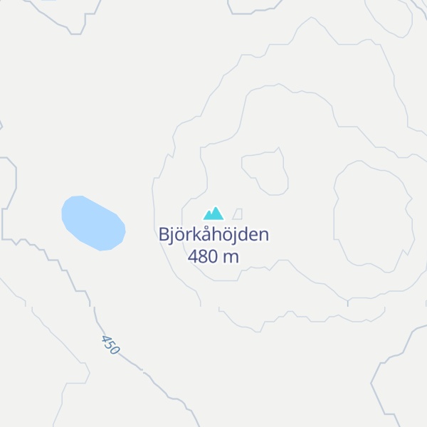 Map of Björkåhöjden