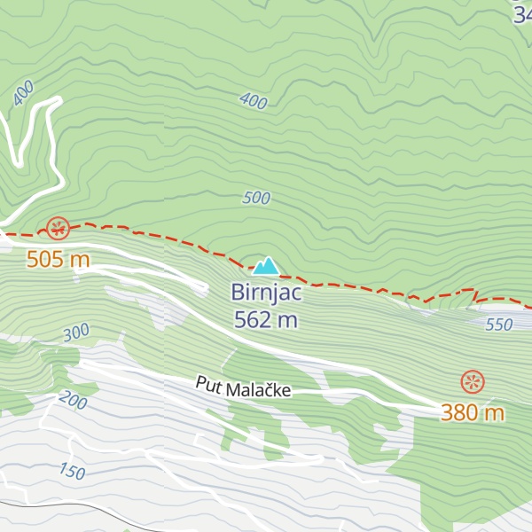 Map of Birnjac