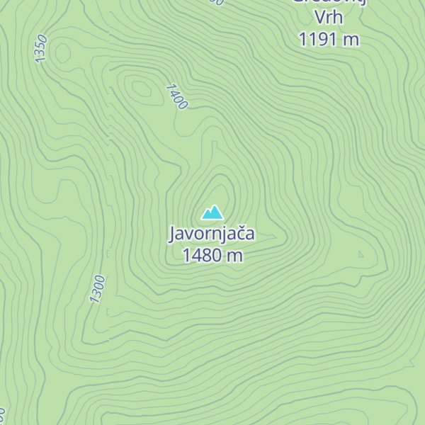Map of Javornjača