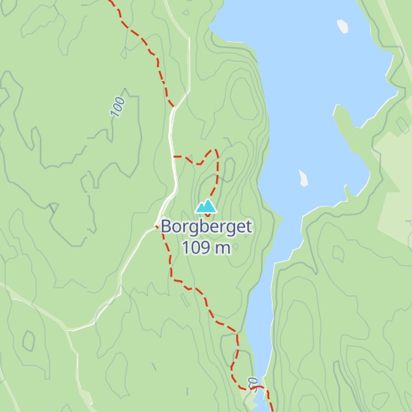 Map of Borgberget