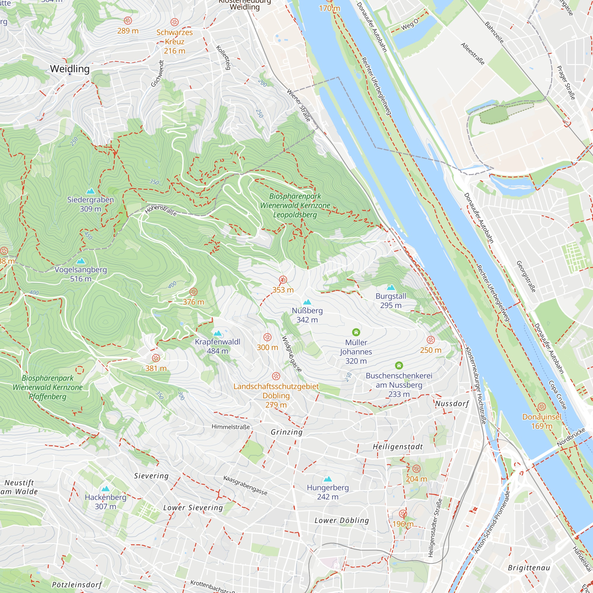 Mayer am Nussberg map
